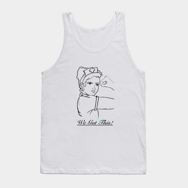 Nurse the Riveter Tank Top by Mr_Bentley